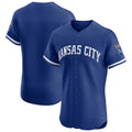 Kansas City Royals Royal CONTON Alternate Vapor Premier Elite Patch Jersey