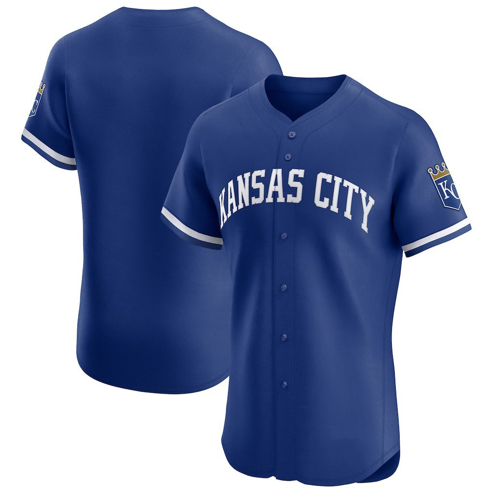 Kansas City Royals Royal CONTON Alternate Vapor Premier Elite Patch Jersey