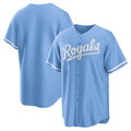 Kansas City Royals Light Blue CONTON Alternate Replica Team Logo Jersey