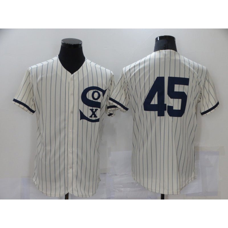 Chicago White Sox #45 Michael Jordan 2021 Cream Navy CONTON Field of Dreams Flex Base Stitched Jersey