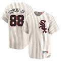 Chicago White Sox #88 Luis Robert Jr Player Cream CONTON Cooperstown Collection Limited Home Stitched Jerseys