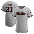 Arizona Diamondbacks #23 Zac Gallen Player Gray CONTON Road Limited Elite Home Game Stitched Jerseys