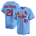St. Louis Cardinals #21 Lars Nootbaar Light Blue CONTON Alternate Limited Jersey
