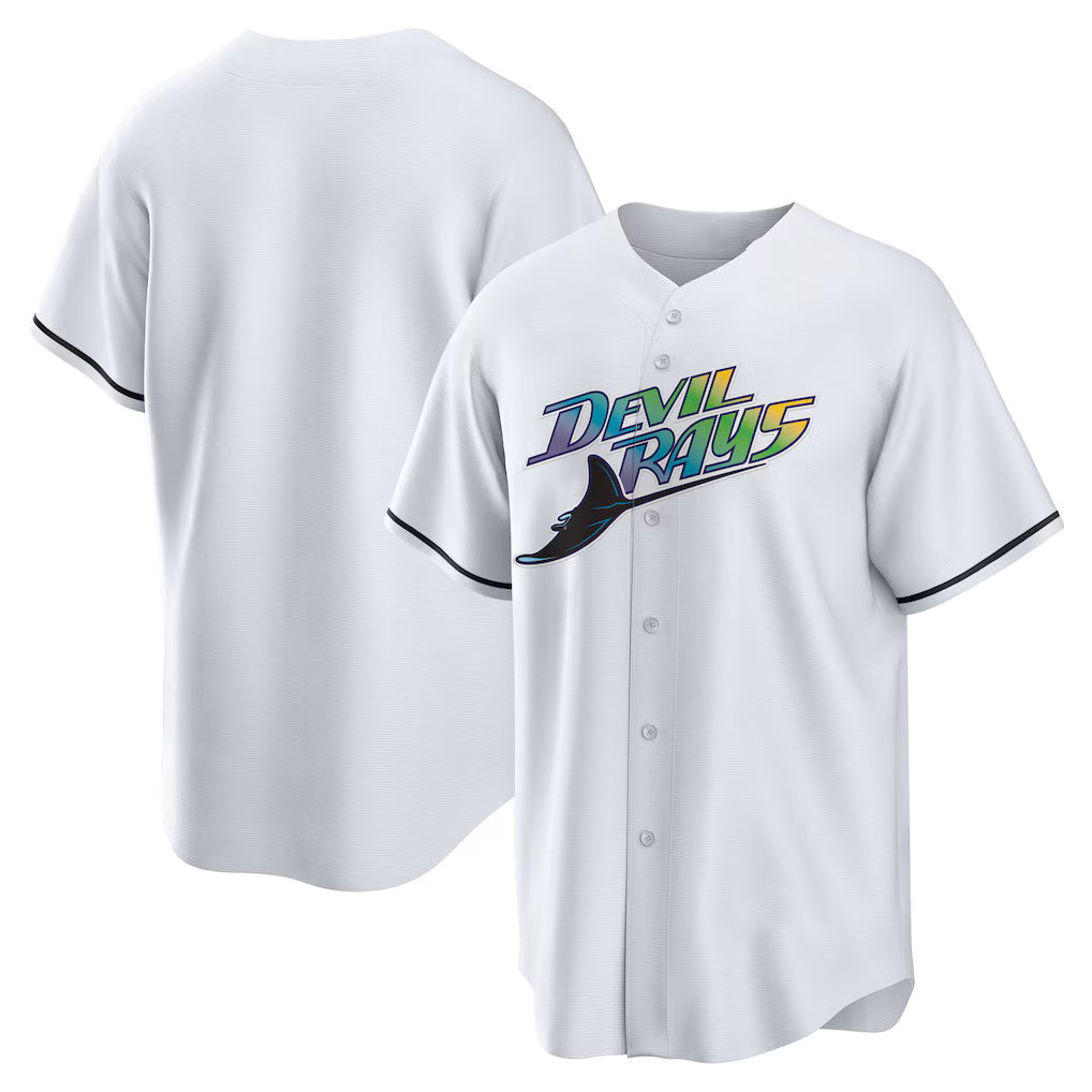 Tampa Bay Rays White CONTON Home Replica Team Jersey