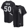 Chicago White Sox #50 Lenyn Sosa Player Black CONTON Home Game Stitched Jerseys