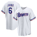 Texas Rangers #6 Josh Jung White CONTON Replica Player Jersey