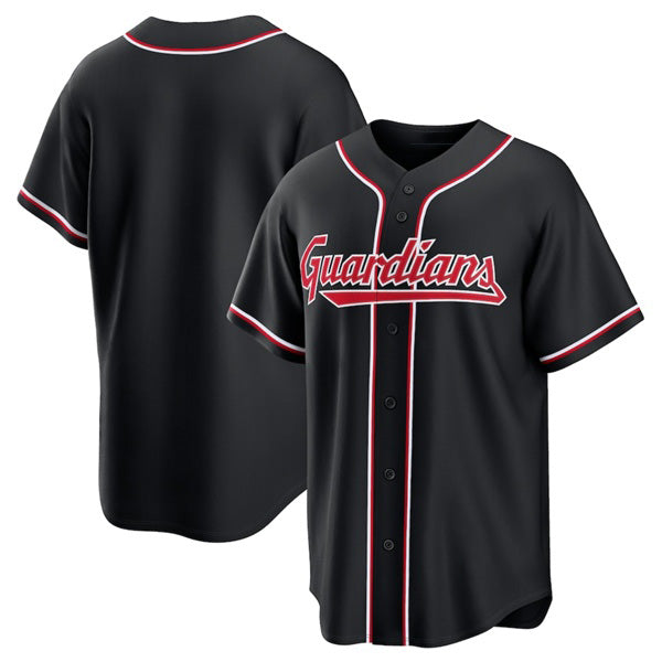 Cleveland Guardians Blank 2026 Black CONTON Out Stitched Jersey