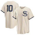 Chicago White Sox #10 Chase Meidroth Player Cream CONTON Field of Dreams Home Game Stitched Jerseys