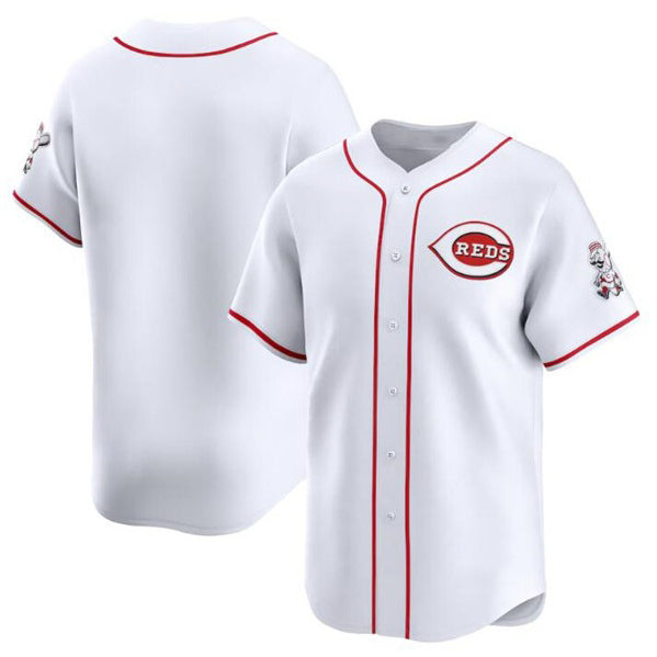 Cincinnati Reds Blank White CONTON Home Limited Stitched Jersey
