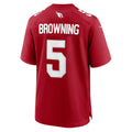 A.Cardinals #5 Baron Browning Cardinal CONTON Team Game Jersey