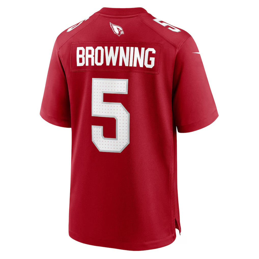 A.Cardinals #5 Baron Browning Cardinal CONTON Team Game Jersey