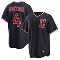 Cleveland Guardians #4 Brayan Rocchio Player Navy CONTON Home Game Stitched Jerseys