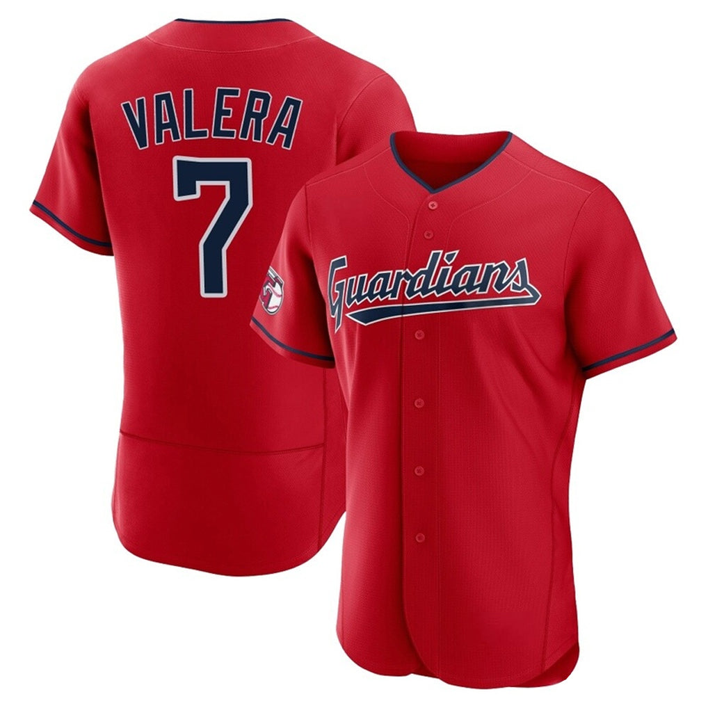 Cleveland Guardians #7 George Valera Player Red CONTON Limited Elite Home Stitched Jerseys