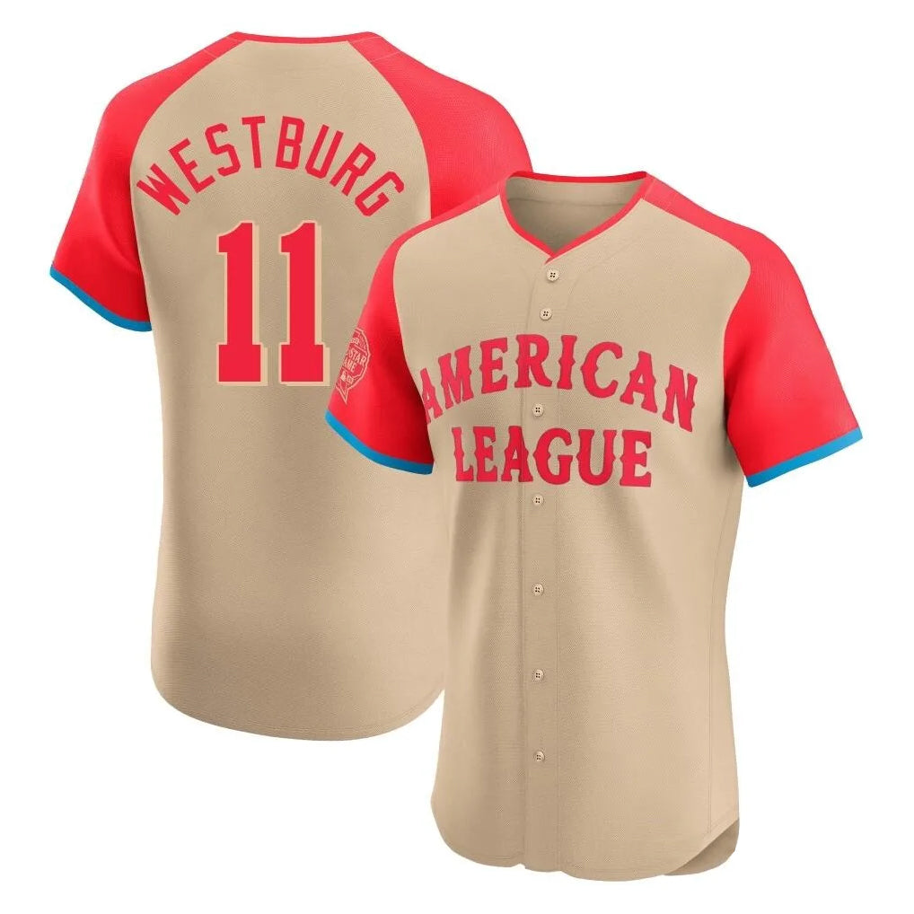 Baltimore Orioles #11 Jordan Westburg Player Cream CONTON American League All-Star Limited Elite Home Game Stitched Jerseys