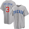 Chicago Cubs #3 Alex Bregman Gray CONTON 2026 Cool Base Limited Stitched Jersey