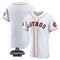 Houston Astros Blank White CONTON 2022 World Series Champions Flex Base Stitched Jersey