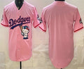 Los Angeles Dodgers Blank Pink CONTON Hello Kitty 2025 World Series Champions Limited Jersey