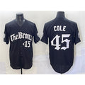 New York Yankees #45 Gerrit Cole Black CONTON 'Gothic Legacy Edition' Vapor Premier Limited Stitched Jersey