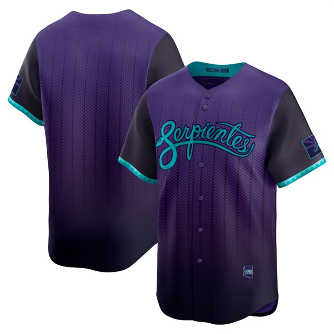 Arizona Diamondbacks Blank Purple CONTON 2025 City Connect Limited Stitched Jersey