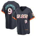 San Diego Padres #9 Jake Cronenworth Obsidian CONTON 2026 City Connect Stadium Jersey