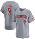 Cincinnati Reds #7 Spencer Steer Red CONTON Cool Base Stitched Jersey