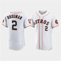 Houston Astros #2 Jose Altuve White CONTON 60th Anniversary Flex Base Stitched Jersey