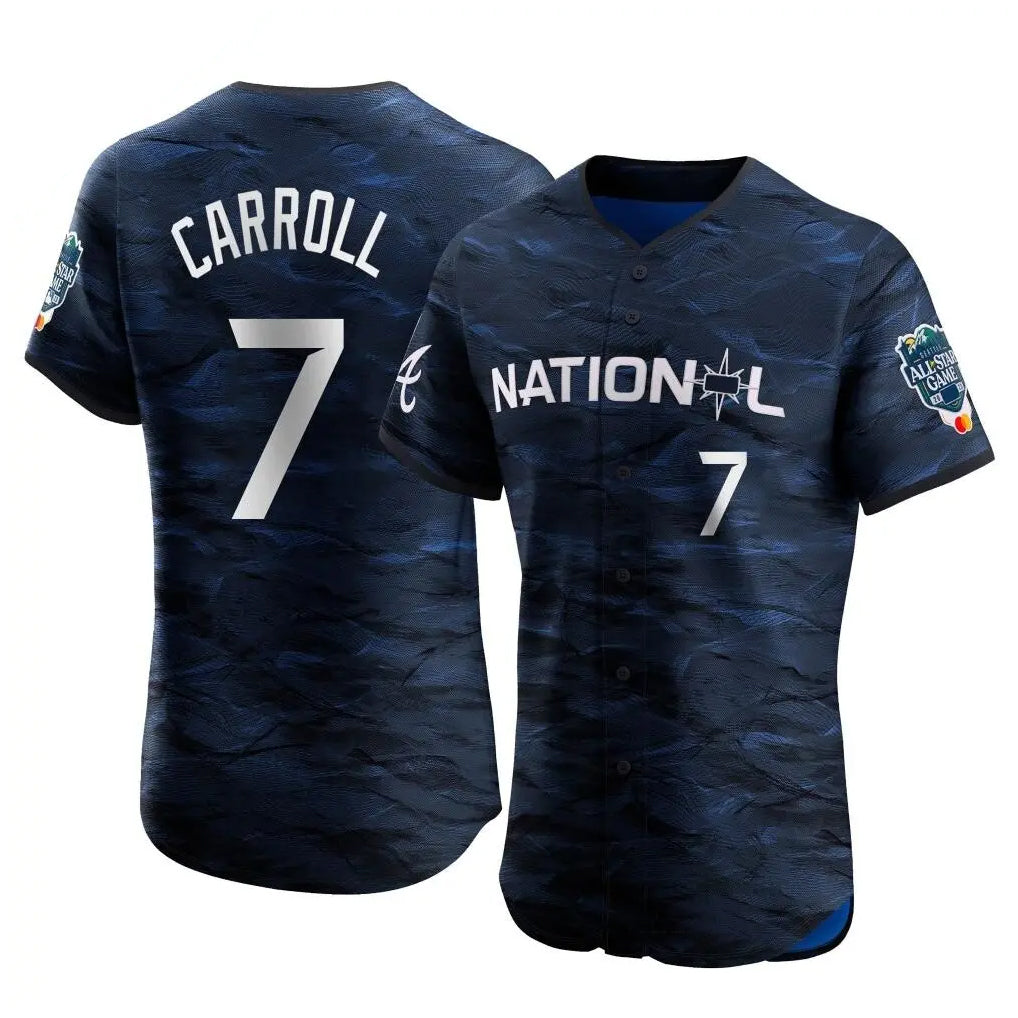 Arizona Diamondbacks #7 Corbin Carroll Player Royal CONTON Limited Elite National League Game All-Star Stitched Jerseys