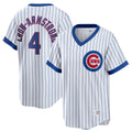 Chicago Cubs #4 Pete Crow-Armstrong Player White CONTON T-shirt Cooperstown Collection Limited Stitched Jerseys
