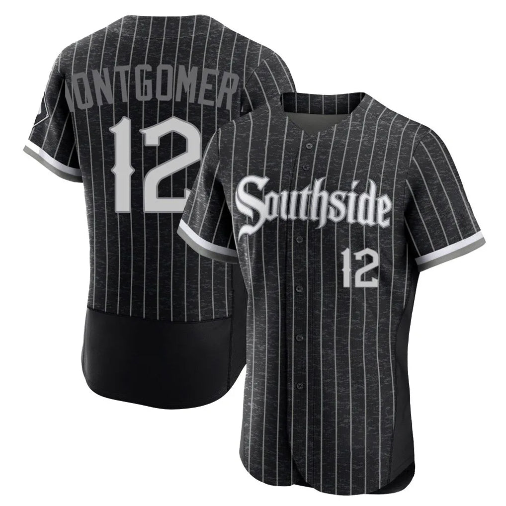 Chicago White Sox #12 Colson Montgomery Player Black CONTON City Connect Limited Elite Home Stitched Jerseys
