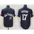 Los Angeles Dodgers #17 Shohei Ohtani Black CONTON Mexico 2025 LA Gothic Style With Fernando Patch Vapor Premier Limited Stitched Jersey
