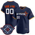 Custom Houston Astros Active Player Navy CONTON 2025 City Connect Limited Stitched Jersey