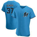 Miami Marlins #37 Anthony Bender Player Blue CONTON Home Limited Elite Stitched Jerseys