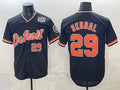 Detroit Tigers #29 Tarik Skubal Navy CONTON 2026 Alternate USA 250' Patch Vapor Premier Limited Stitched Jersey