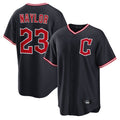 Cleveland Guardians #23 Bo Naylor Player Navy CONTON Home Game Stitched Jerseys
