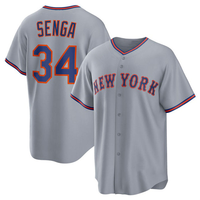 New York Mets #34 Kodai Senga Gray CONTON 2025 Limited Stitched Jersey
