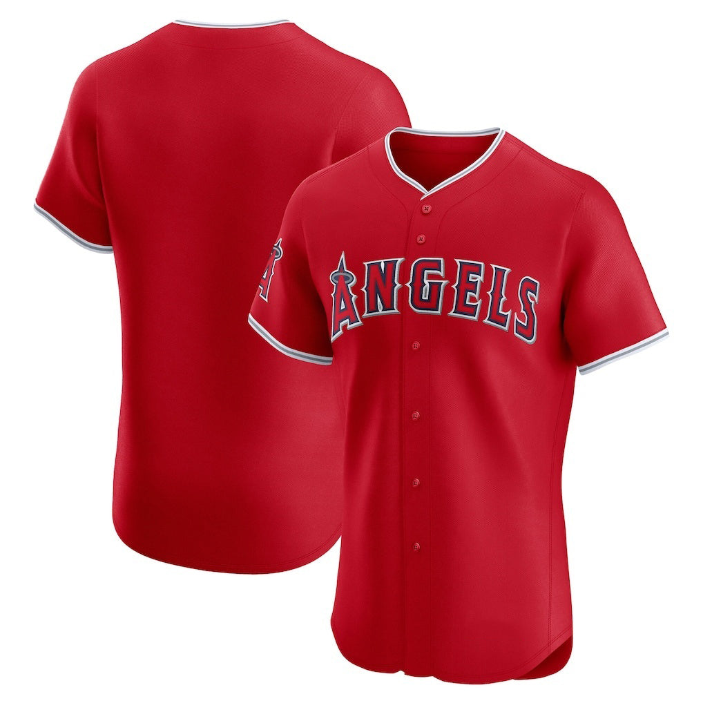 Los Angeles Angels Red CONTON Alternate Elite Jersey