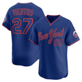 New York Mets #27 Mark Vientos Royal CONTON Alternate Limited Player Jersey