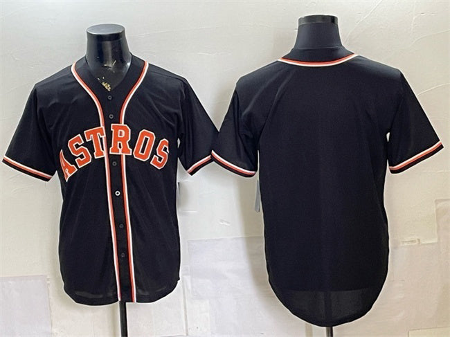 Houston Astros Blank 2026 Fashion Replica Black CONTON Out Stitched Jersey