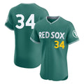 Boston Red Sox #34 David Ortiz Player Green CONTON City Connect Limited Elite Home Game Stitched Jerseys1