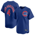 Chicago Cubs #4 Pete Crow-Armstrong Player Royal CONTON Limited Home Stitched Jerseys