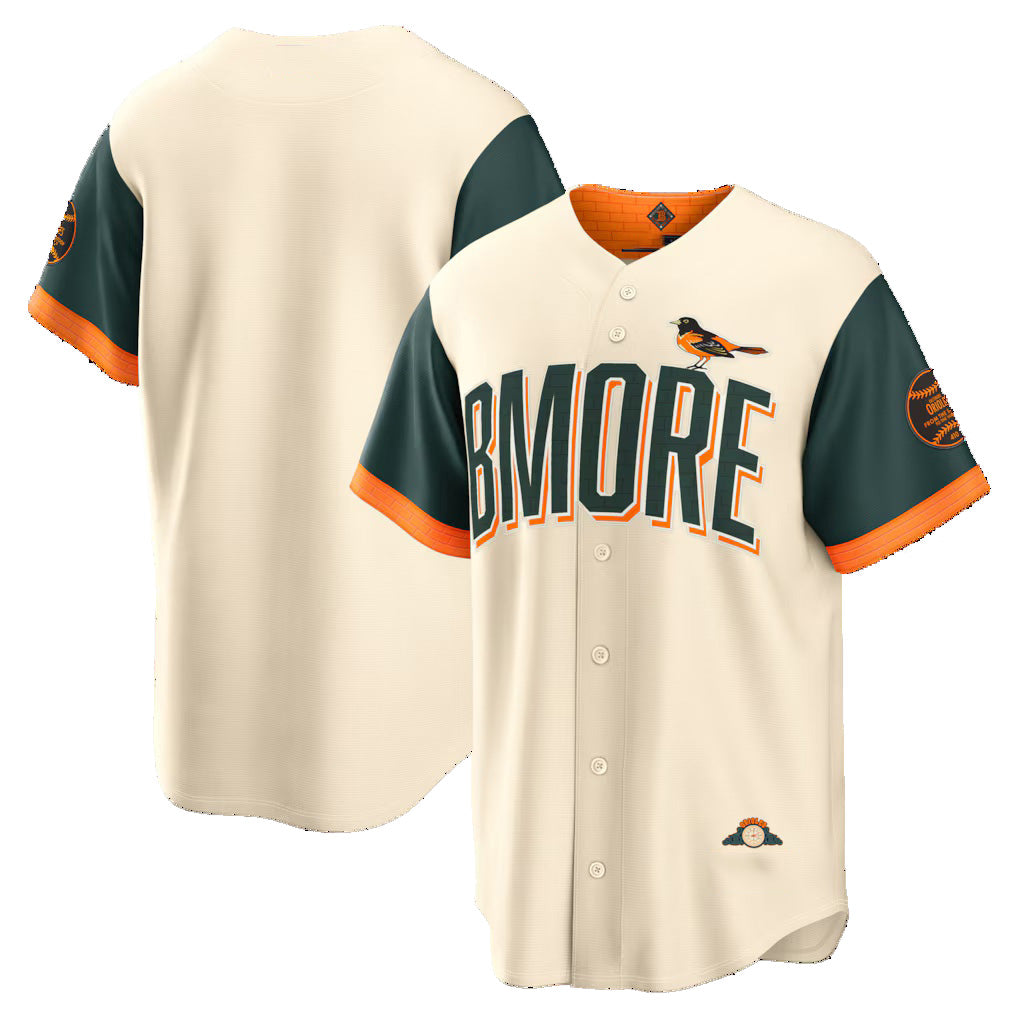 Baltimore Orioles Natural CONTON 2026 City Connect Stadium Jersey