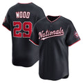 Washington Nationals #29 James Wood Navy CONTON Alternate Limited Player Jersey
