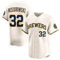 Milwaukee Brewers #32 Jacob Misiorowski Cream CONTON 2025 Limited Stitched Jersey
