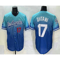 Los Angeles Dodgers #17 Shohei Ohtani Blue CONTON 2025 City Connect Limited Stitched Jersey