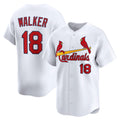 St. Louis Cardinals #18 Jordan Walker White CONTON Home Limited Player Jersey