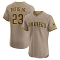 San Diego Padres #23 Fernando Tatis Jr. Khaki CONTON Sand Elite Jersey