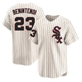 Chicago White Sox #23 Andrew Benintendi Player Cream CONTON Cooperstown Collection Limited Home Stitched Jerseys