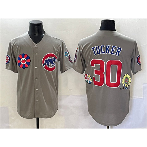 Chicago Cubs #30 Kyle Tucker Gray CONTON 2025 Tokyo Series Limited Stitched Jersey