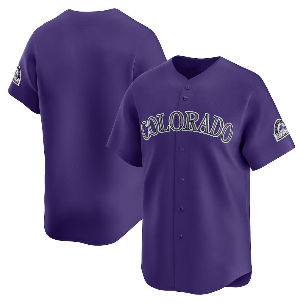 Colorado Rockies Purple CONTON Alternate Limited Jersey