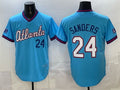 Atlanta Braves #24 Deion Sanders Powder Blue CONTON 2026 City Connect Stadium Stitched Jersey